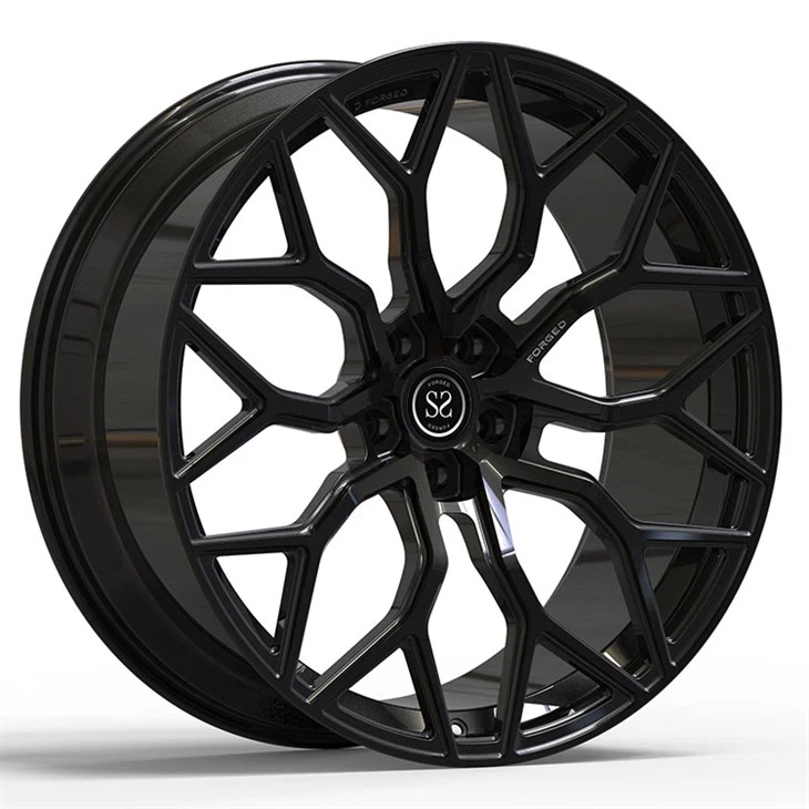 23x10.5 ET18/PCD 5X112/CB 66.6 Audi Q8 için Parlak Siyah İşlenmiş Yüz