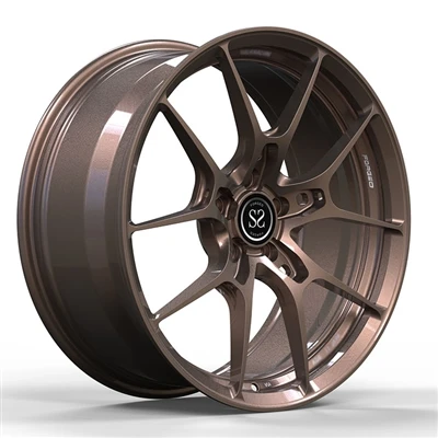 Golf Mk7 Özel Bronz 18 19 20 İnç Dövme 1-PC Alüminyum Jantlar