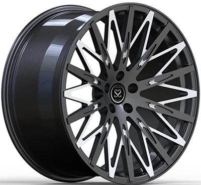 NE Style 23x10 Custom 1- PC Gun Metal ve Benz G63 için Beyaz Jantlar