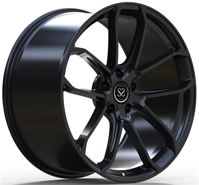 Porsche Cayenne saten siyah özel jantlar 22x10 ve 22x11.5