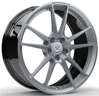 Alfa Romeo Glulia Jant Hre Tasarımı İçin Kademeli 19x8 19x9 Hiper Gümüş 1 Parça Özel Jant